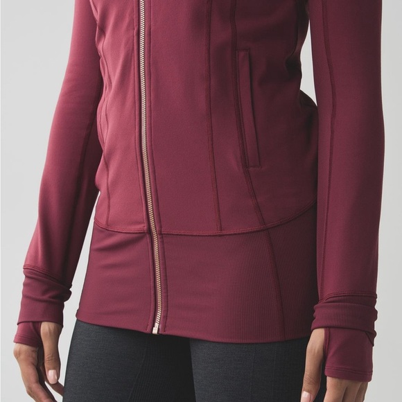 Lululemon Daily Practice Jacket- Wine Berry- Size 6 - Picture 6 of 15